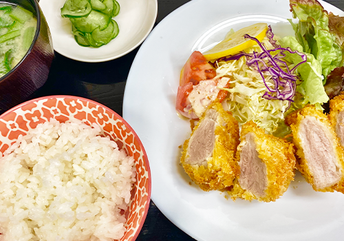 三元豚ヒレカツ定食
